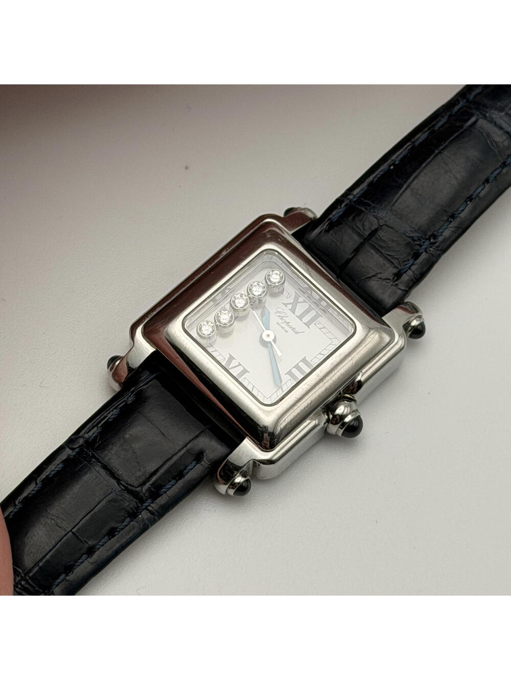 Chopard Happy Sport Diamond Square Watch – Stainless Steel – Swiss Made - Picture 11 of 11